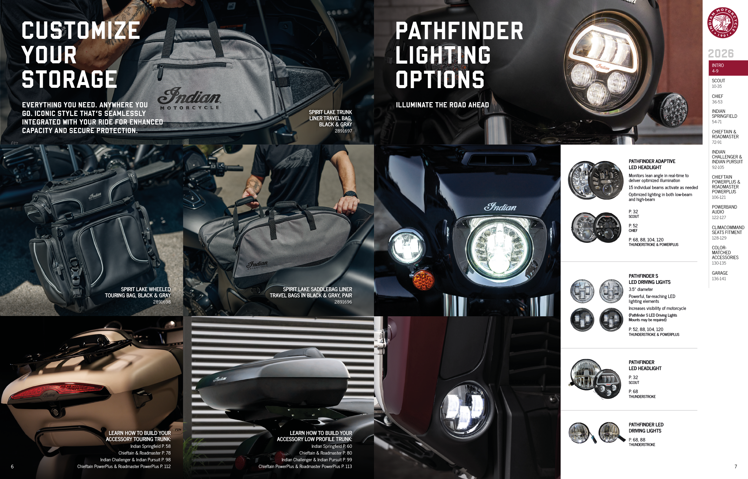 A magazine advertisement for a motorcycle features a man wearing a backpack and a helmet. The ad also includes a picture of a motorcycle with a man sitting on it. The ad is titled “Customize Your Storage" and offers options for storage solutions. AI generated content